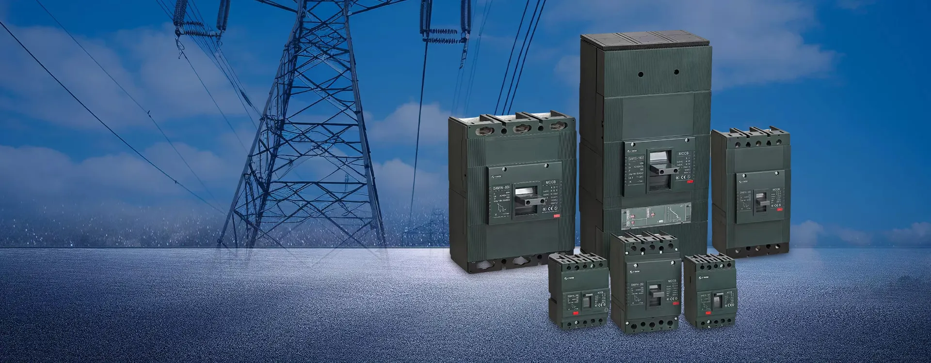CDADA Malalttensiaj Elektraj Solvoj - CE Atestitaj MCCB MCB DC Rompiloj por Industriaj kaj Sunaj Projektoj