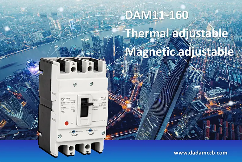 160a Thermal Magnetic Adjustable Mccb